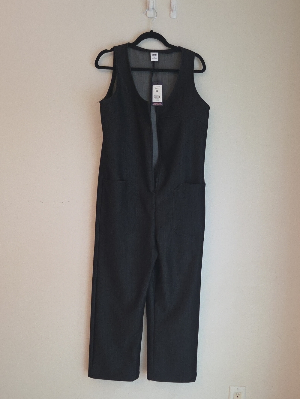 smash + tess dark denim jumpsuit - s